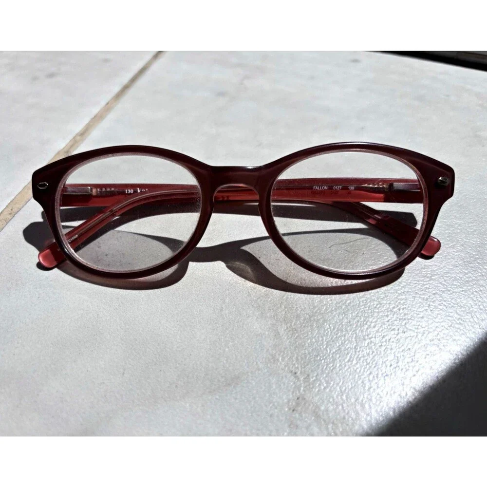 kate spade CALYER Cat Eye nectar Frames Burgundy Plastic Full Rim Lot of 3